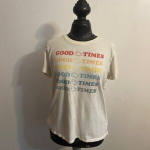 Junk Food Clothing Good Times T-shirt, size L